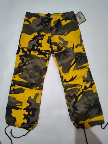 Rothco Camo Cargo Pants Yellow Urban Streetwear Tactical