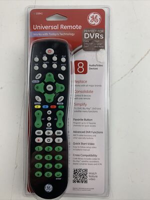 GE Universal Remote 8 Devices - New Sealed