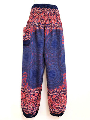 Ladies Harem Pants Baggy Bohemian Boho Hippie Aladdin Yoga Genie Trousers HR
