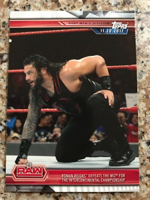 2019 Topps WWE Road To Wrestlemania Pick from Set list (1-100) Buy 2 Get 3 Free
