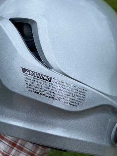 NEW WITH HANGING TAG XENITH SHADOW XR ADLUT XL FOOTBALL HELMET GRAY BLACK MASK