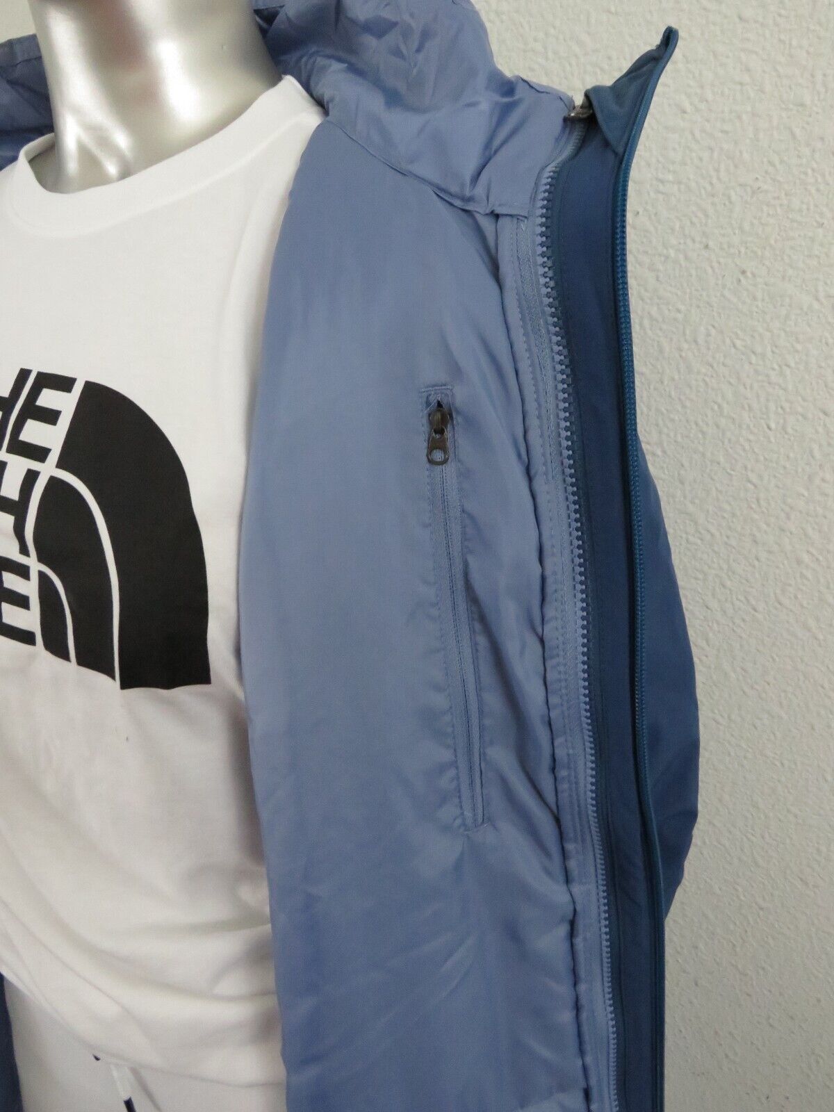 Pre-owned The North Face Womens  Thermoball Triclimate Waterproof Insulated Parka Jacket B In Blue
