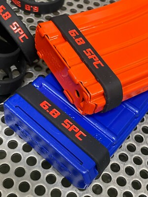 10 PACK of 6.8 special spc 6.8 x 43mm Magazine ID Bands FREE SHIPPING THICKER!