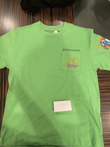 Chrome Hearts Matty Boy Sex Records Green Short Sleeve T Chrome Hearts Matty Boy Sex Records Green Short Sleeve T