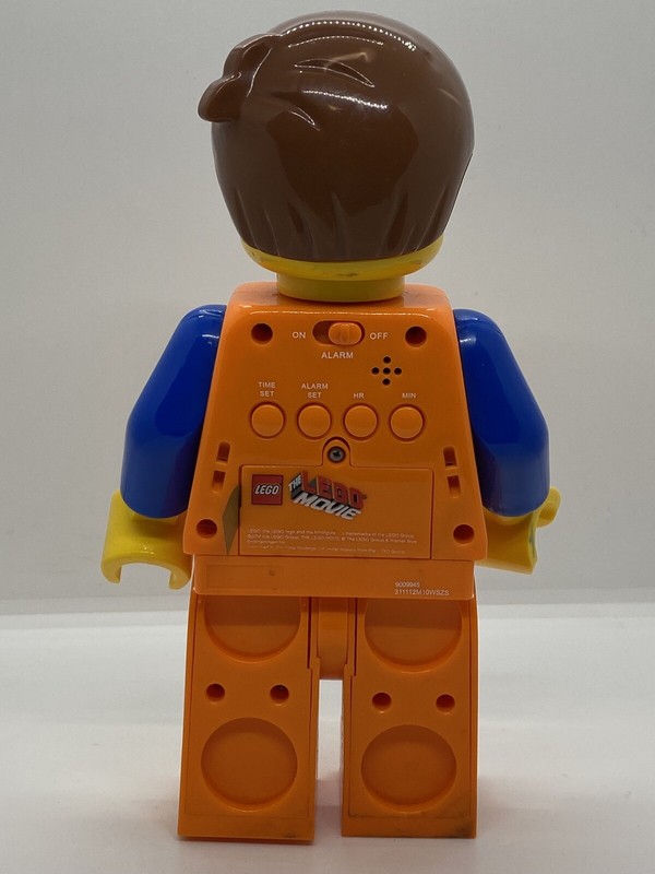 Lego Movie EMMET Minifigure Character Digital Alarm Clock Figure