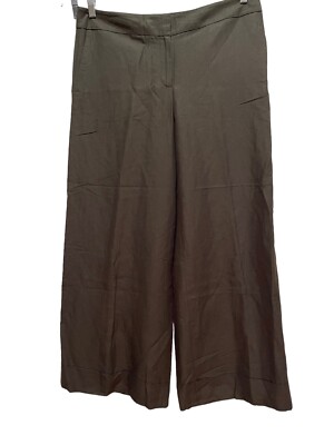 ANN TAYLOR LOFT SIZE 14 SLACKS DARK BROWN NEW