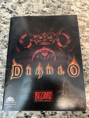 Diablo PC Windows 95/NT & Macintosh Instructional Manual Book Blizzard Ent. used