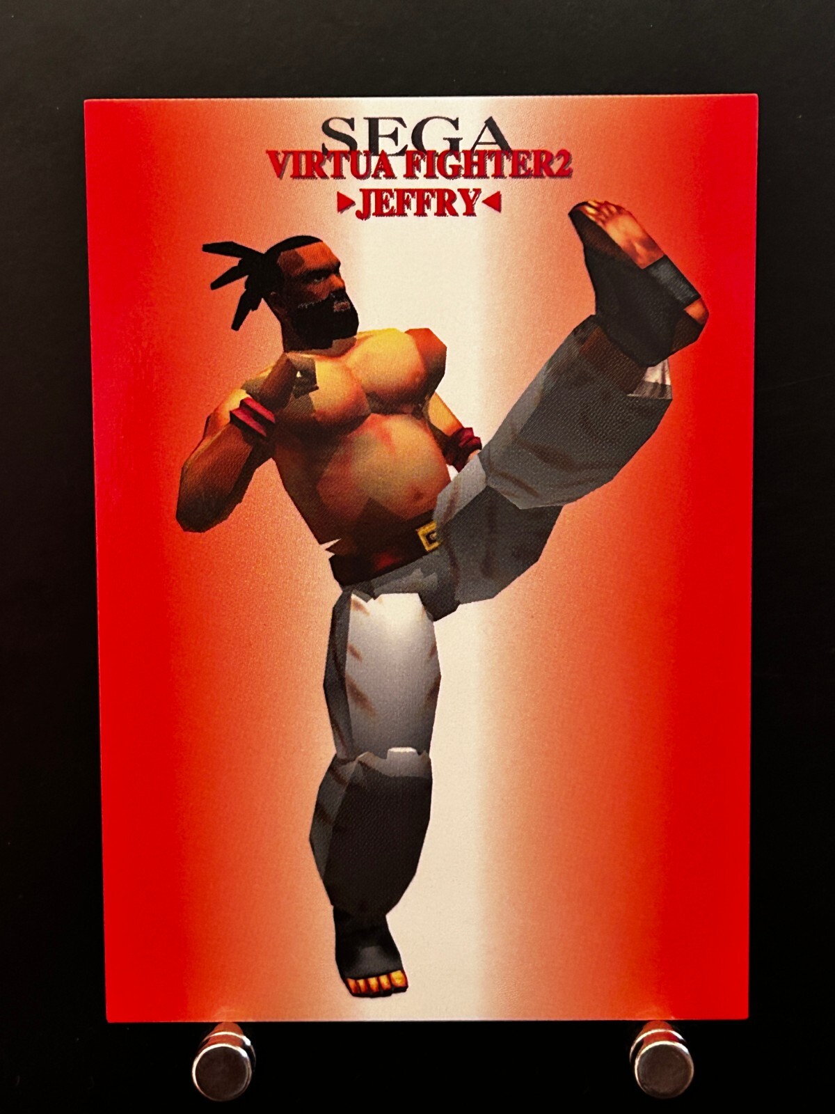 Virtua Fighter 2 JEFFRY MCWILD Sega Freaks Card #7 Japanese