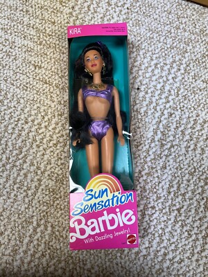 Vintage Barbie 1991 Mattel Sun Sensation KIRA DOLL  #1447 Mattel Malaysia 