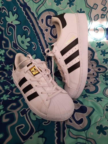 Adidas Superstar Ortholite PGD 789006 White Size 2 Child