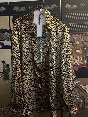 Saint Perry Silk Men s Button Up 2xl