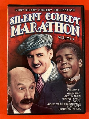 Silent Comedy Marathon, Volume 4 (Like New DVD Disc Set) + With Free Shipping
