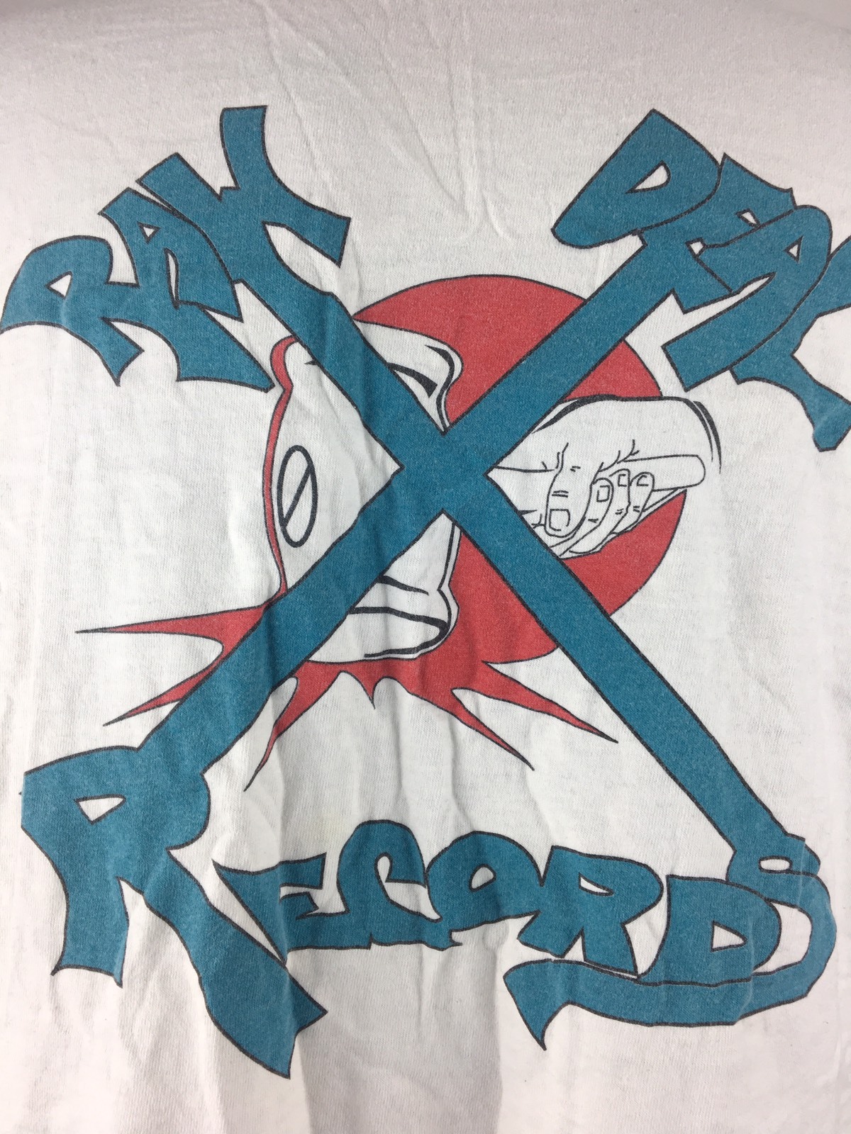 Vintage Raw Deal Records Shirt 90s Easy E Hip Hop Rap 2 PAC NWA Street Style