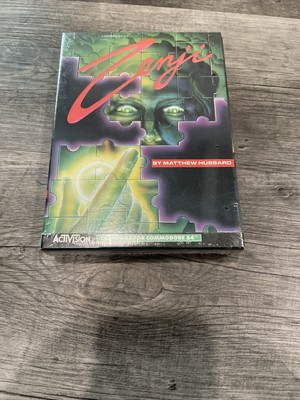 NEW Factory Sealed W/Creased Box ZENJI CARTRIDGE GAME  FOR COMMODORE 64 #J30