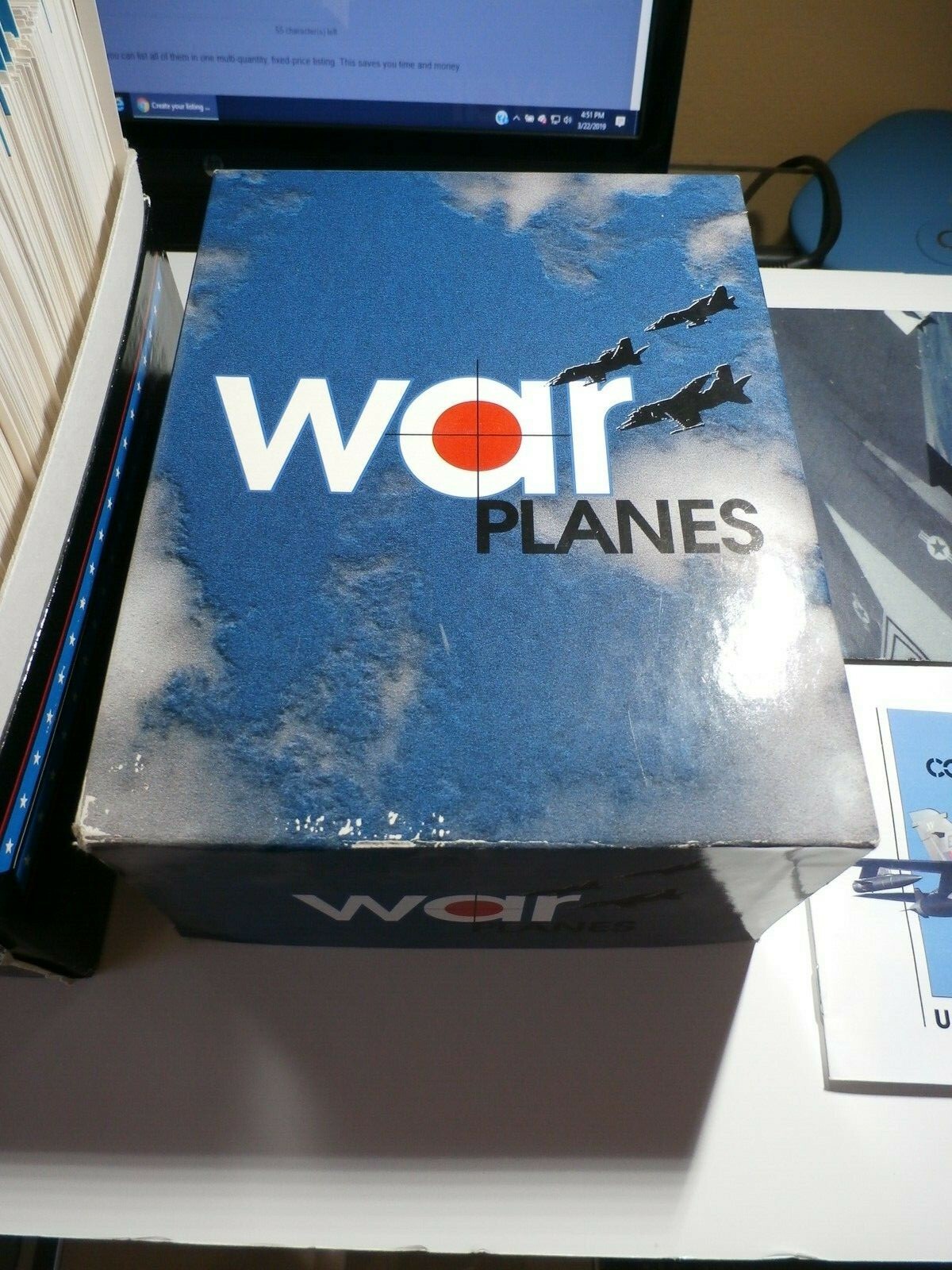 Collectible Atlas Boxed Set War Planes Collectors Cards 740 pcs.