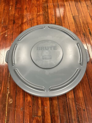 RUBBERMAID BRUTE 44 Gal. FG264560 Gray TRASH CAN LID Top Rubbish Recycling