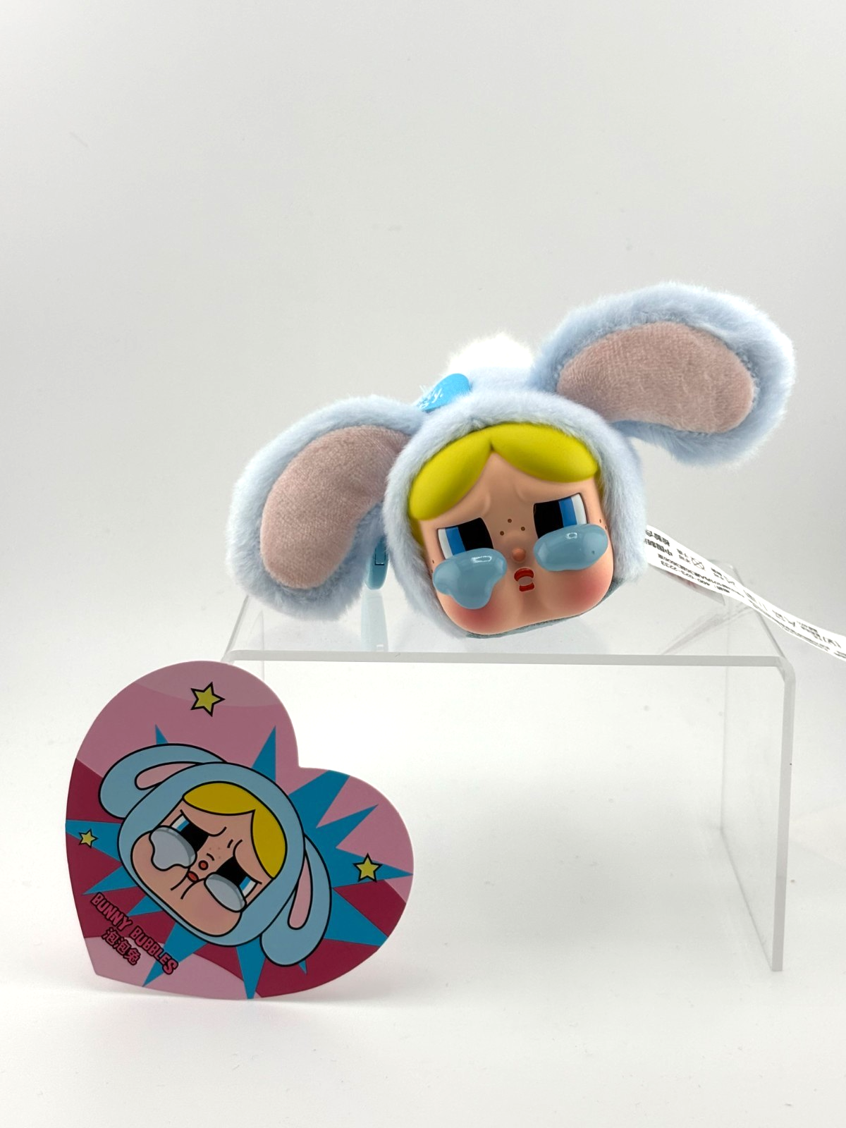 【新品】POPMART CRYBABY POWERPUFF BUBBLES CRYBABY x Powerpuff Girls Plush- BUBBLE from Official