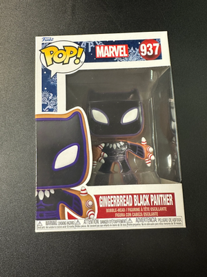FUNKO POP MARVEL GINGERBREAD BLACK PANTHER 937