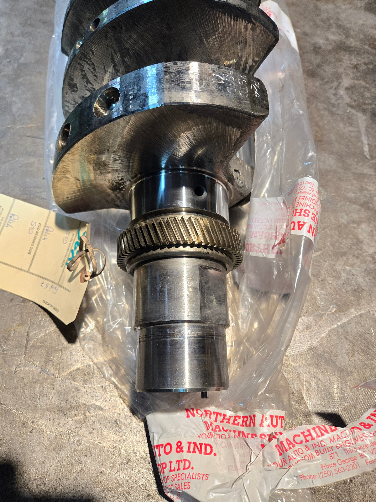 2011-2015 Ford 6.7 Powerstroke Diesel Crankshaft SONOFLUXED POLISHED STANDARD - Picture 9 of 12