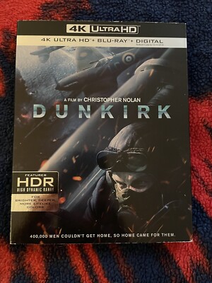 Dunkirk 4K (Ultra HD / Blu-ray) + Rare | OOP Slipcover ~ NEW