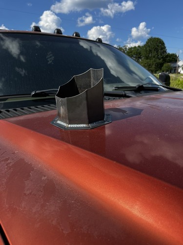 6 INCH OCTAGON EXHAUST HOOD STACK DIESEL STACK DURAMAX