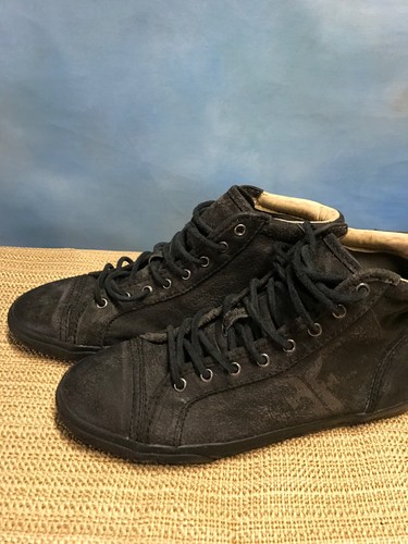 Frye Cognac Womens Kira High Top Sneaker Size 5.5M