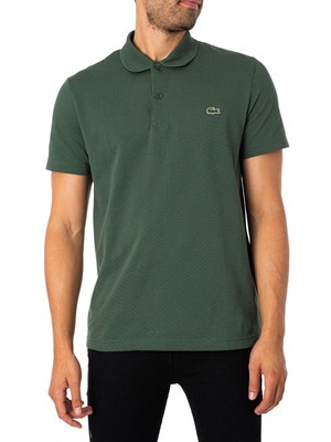 

Мужская рубашка-поло стандартного кроя Lacoste, зеленая, Зеленый, DH0783-00-SMI