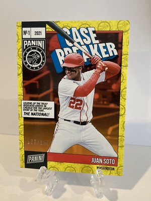 2021 Panini National Convention Case Breaker /199 Juan Soto #CB24
