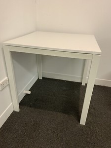 As new white square dining table IKEA | Dining Tables | Gumtree