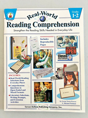 Real-World Reading Comprehension Grades 1-2 Life Skills Carson-Dellosa 2003