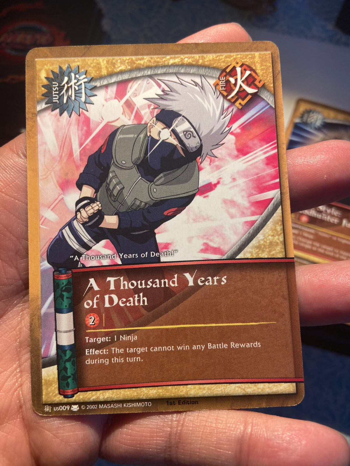 最終値引き　旧　NARUTO カード　アルバム　バラ売り× Naruto CCG Card-Gaara NR-MR-019 (chinese) kayou 9.5 GEM MINT