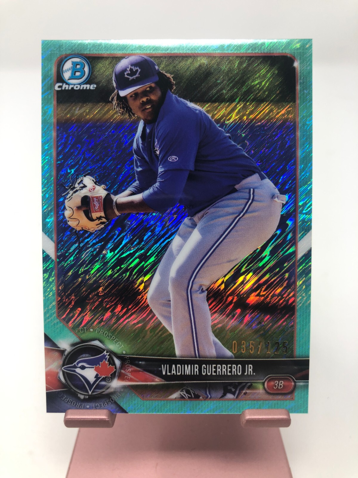 2018 BOWMAN CHROME VLADIMIR GUERRERO JR SHIMMER REFRACTOR 2018 BOWMAN CHROME VLADIMIR GUERRERO JR SHIMMER REFRACTOR