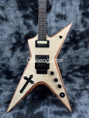 Southern Cross Dimebag Darrell Electric Guitar Flame Maple HH Pickups FR Bridge