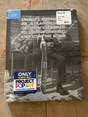 Dr. Strangelove Bluray Best Buy Exclusive Art Steelbook Kubrick OOP Brand New