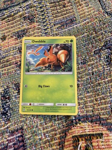 POKEMON Trading Card basic Dwebble HP70 Dig Claws 10/236 | eBay POKEMON Trading Card basic Dwebble HP70 Dig Claws 10/236 | eBay