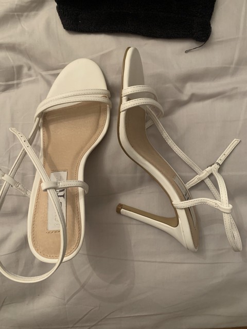 famous footwear silver shoes