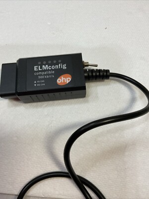 OHP ELMconfig FORS-CAN ELM327-based OBD2 to USB Programming Cable