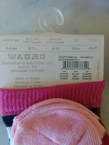 Socks nwt size 6-7.5, five pair