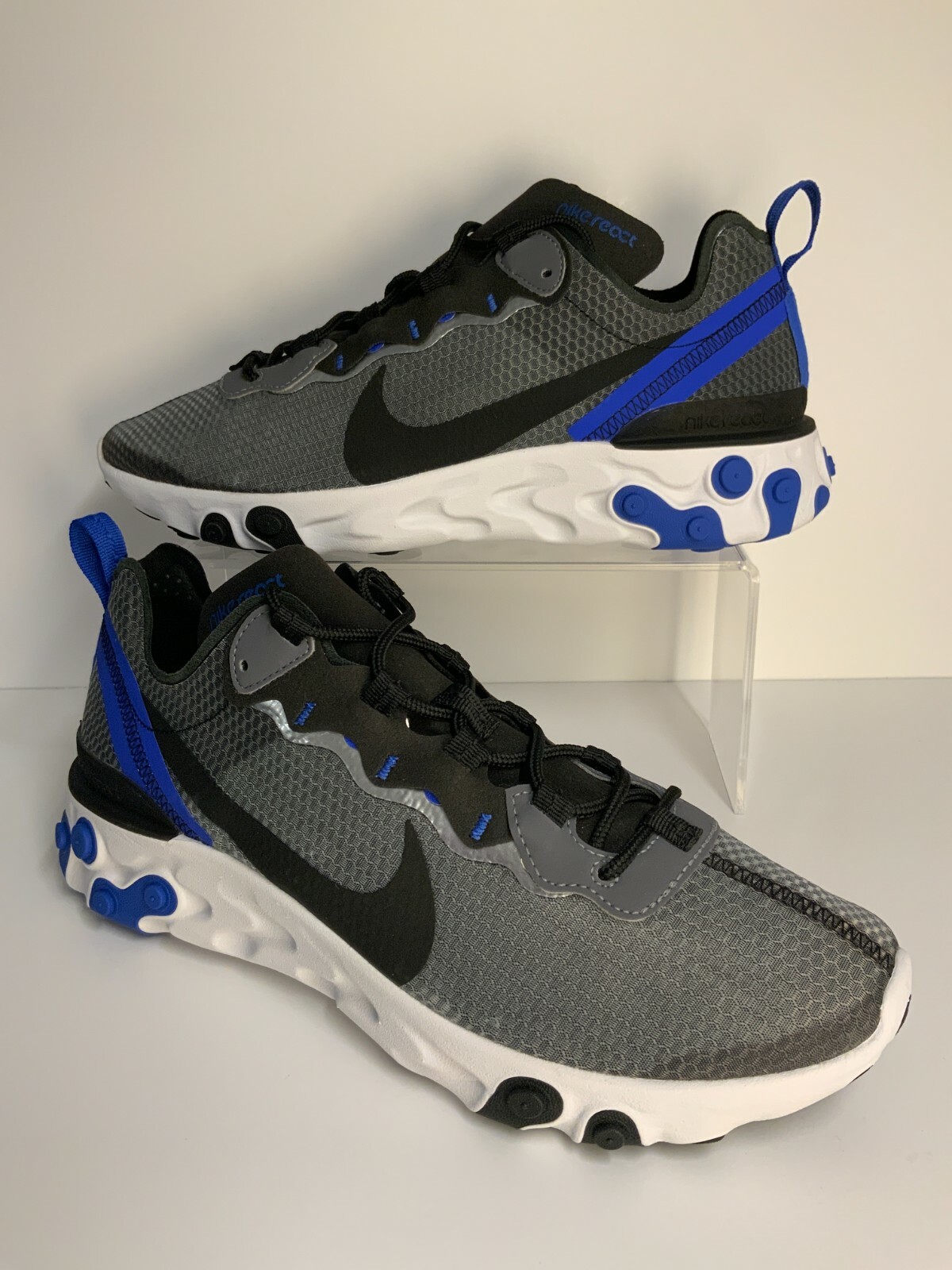 mens nike react blue
