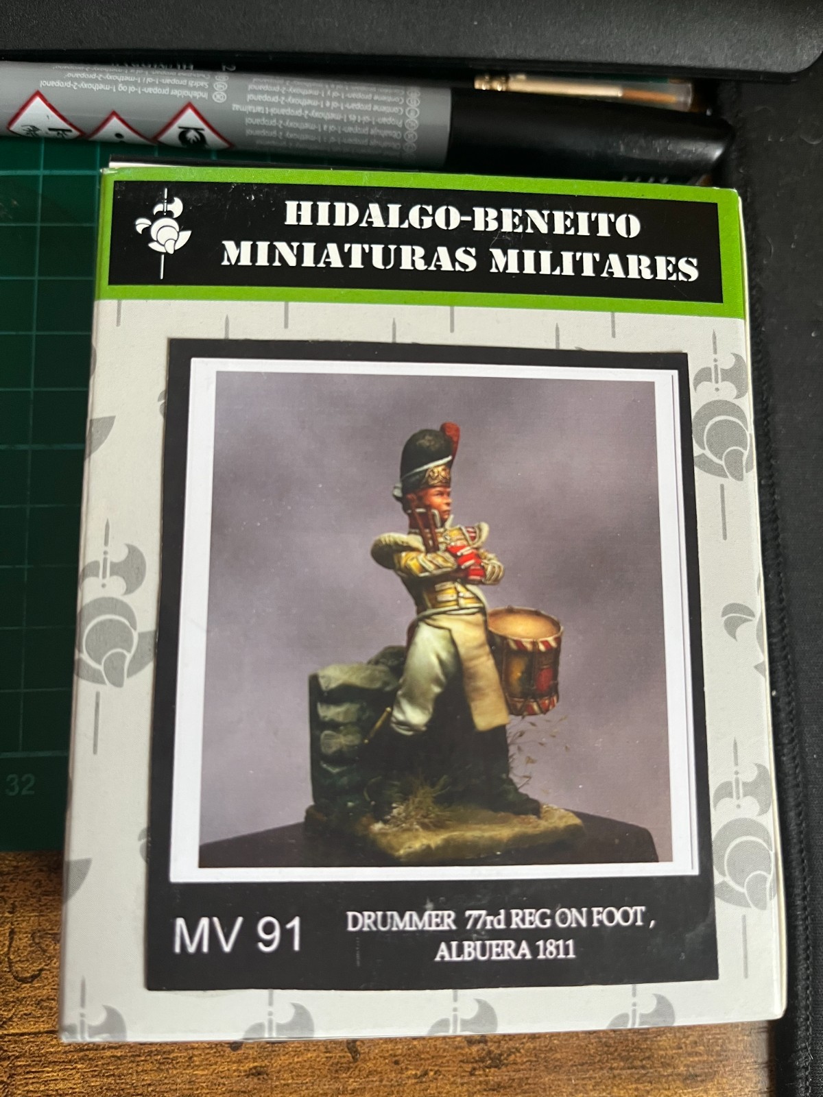 HIDALGO BENEITO MV104 - Drummer 77 Regt Albuera 1811 - 54mm METAL KIT