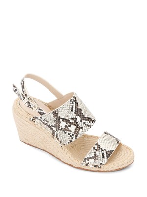 

KENNETH COLE Женские белые эспадрильи Olivia с ремешком на щиколотке и пряжкой на танкетке, размер 7,5 м, Белый, KLS0015EE