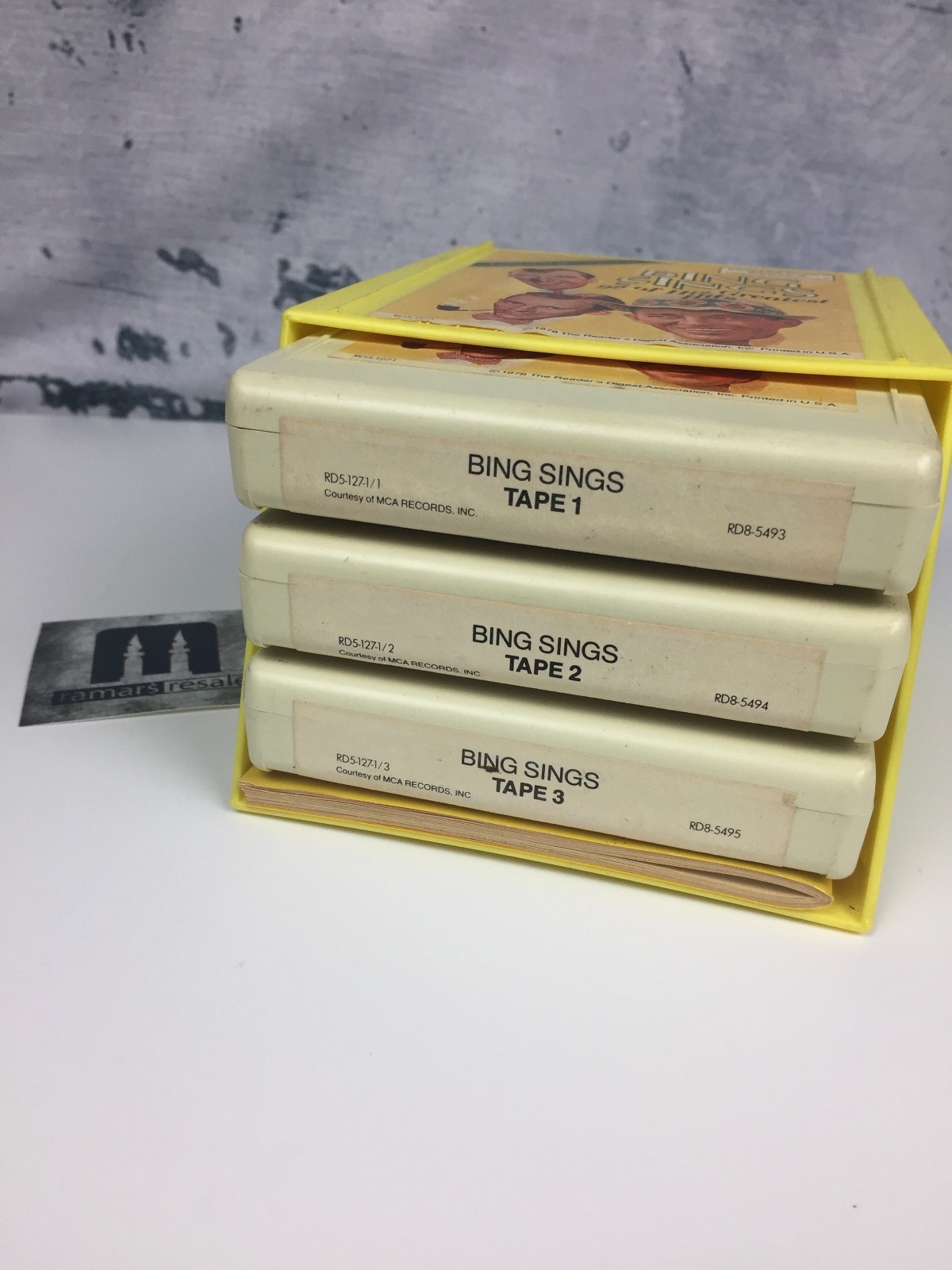 Bing Sings Track Tape 8 Crosby 3 96 Hits Set Greatest His Readers Digest 1 1978