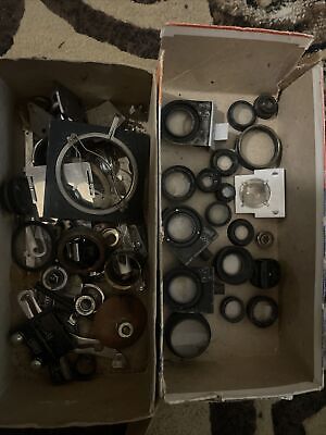 Antique Folding Camera Lenses And Misc Parts