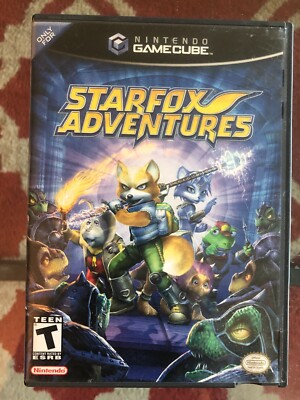 CASE & MANUAL Starfox Adventures Nintendo Gamecube INSERTS