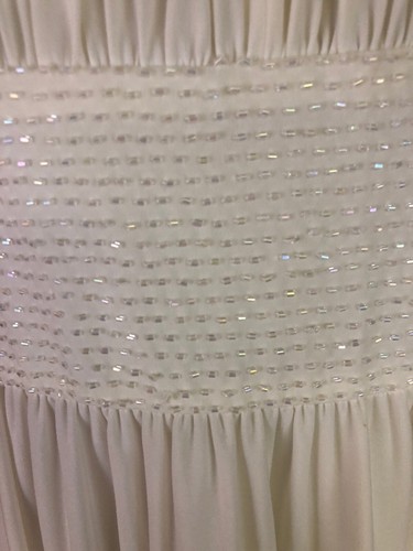 WOMENS MOTHER OF THE BRIDE IVORY FORMAL DRESS SIZE 6 By David’s Bridal EUC