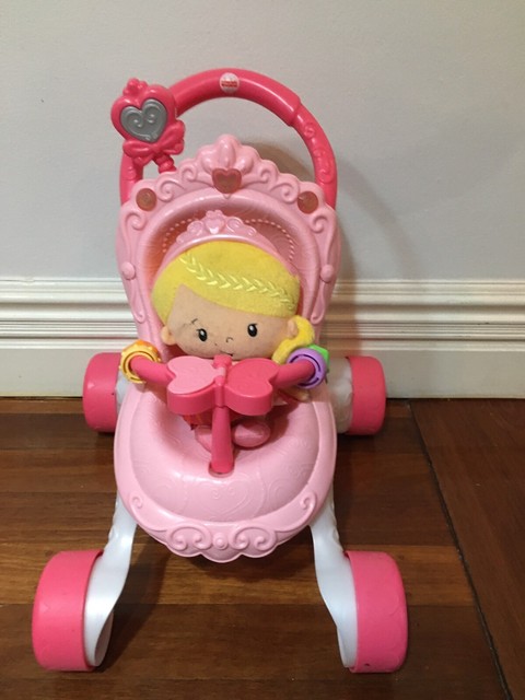 fisher price princess musical stroller