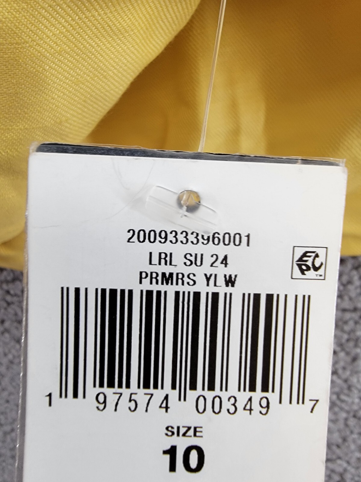 Lauren Ralph Lauren Pleated Linen Blend Shorts Women's 10 Primrose Yellow Solid - Picture 19 of 19