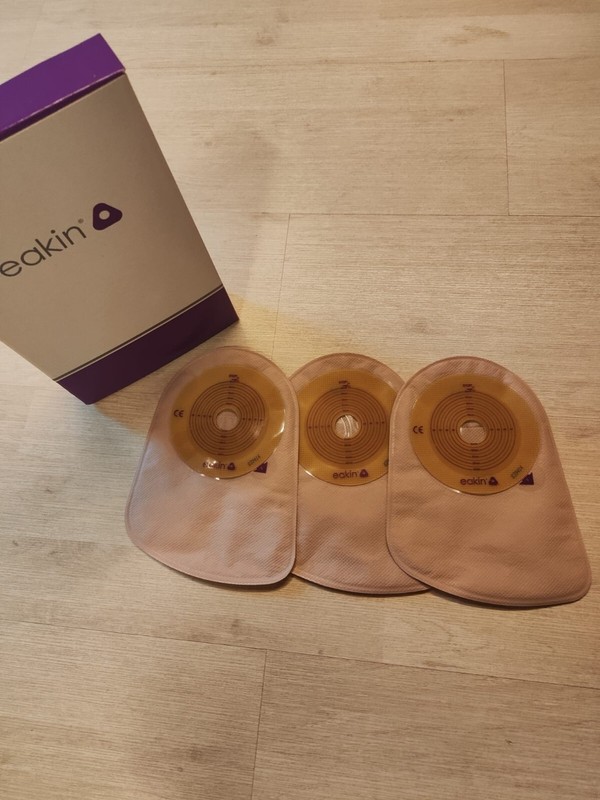 Stomabeutel Geschlossen 20-65mm, ---3 Vorhanden-- Ausschneidbar, Neu Im Karton