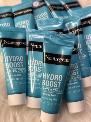 NEUTROGENA Hydro Boost Water Cream Fragrance Free Travel Sz Lot X12 ( .3 FL OZ )
