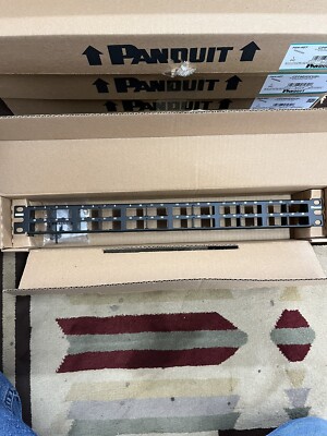 Panduit Cpp48wbly Patch Panel,Mini-Com,Rack Mt,48 Port